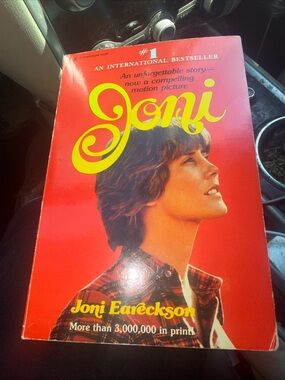 Joni by Joni Eareckson - Bright Red & Yellow Vintage Paperback